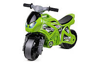 Детская каталка толокар Мотоцикл зеленый 5859 ТЕХНОК