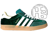 Жіночі кросівки Adidas x Gucci Gazelle Green 7078489STU03170