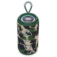 Bluetooth-колонка TG656, с подсветкой функцией speakerphone, радио, camouflage