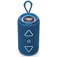 Bluetooth-колонка TG656, с подсветкой функцией speakerphone, радио, blue