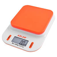 Весы кухонные со встроенным термометром Aslor 109 2кг (0.1г)