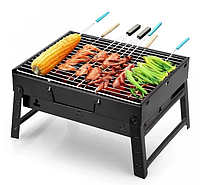 Складной портативный барбекю гриль мини BBQ Grill Portable TL-372 Переносной складной мангал (5849)