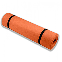 Коврик (каремат мат) 1800х600х8мм для йоги фитнеса спорта термо Оранжевый (2739)