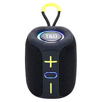 Портативная Bluetooth колонка TG658 8W с RGB подсветкой speakerphone, радио, black