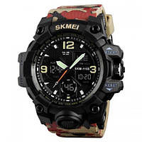 Часы наручные мужские SKMEI 1155BAG RED CAMO