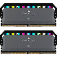 Модуль памяти для компьютера DDR5 32GB (2x16GB) 6000 MHz Dominator Platinum RGB Gray Corsair ha