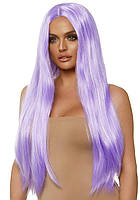 Leg Avenue Long straight center part wig lavender dl