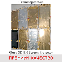 3D цветное защитное стекло Glass с рисунком для iPhone 6 Plus на Айфон 6s Plus перед зад Оригинал