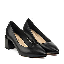 Туфлі жіночі чорні шкіряні класичні Marigo 34 40