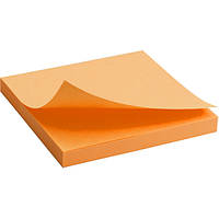 Блок паперу з липким шаром 75x75мм 80л яскраво-оранж Axent 2414-15-A