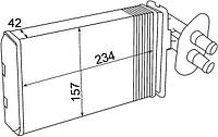 Радиатор отопления VW TRANSPORTER T4 (70E, 70L 1990-2004 г.