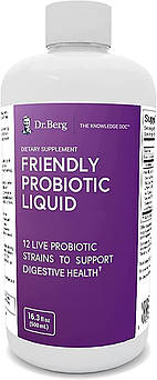 Рідкі пробіотики Dr. Berg Nutritionals Friendly Probiotic Liquid 500 мл