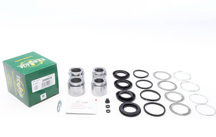 Ремкомплект переднього супорта Mercedes E-class (W124) 93-98 (d=40 / 44 мм) (Lucas) (+4 поршня) Frenkit 240915, фото 1