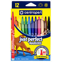 Набір фломастерів 12 предметів Just Perfect Centropen 2510/12