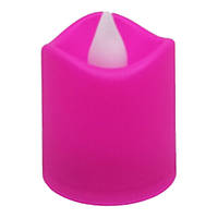 Декоративна свічка CX-21 LED, 5 см (Рожевий) dl