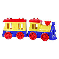 Іграшка дитяча "Поїзд із пасажирським вагончиком" 70651 dl