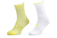 Шкарпетки Puma Sock Classic Women 2-pack 39-42 yellow/white 103003001-013