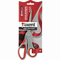 Ножиці Axent Duoton 20 см сіро-червоні 6302-06-A