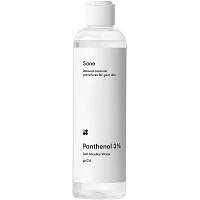 Міцелярна вода Sane Panthenol 3% Soft Micellar Water З пантенолом Для чутливої шкіри 250 мл ha