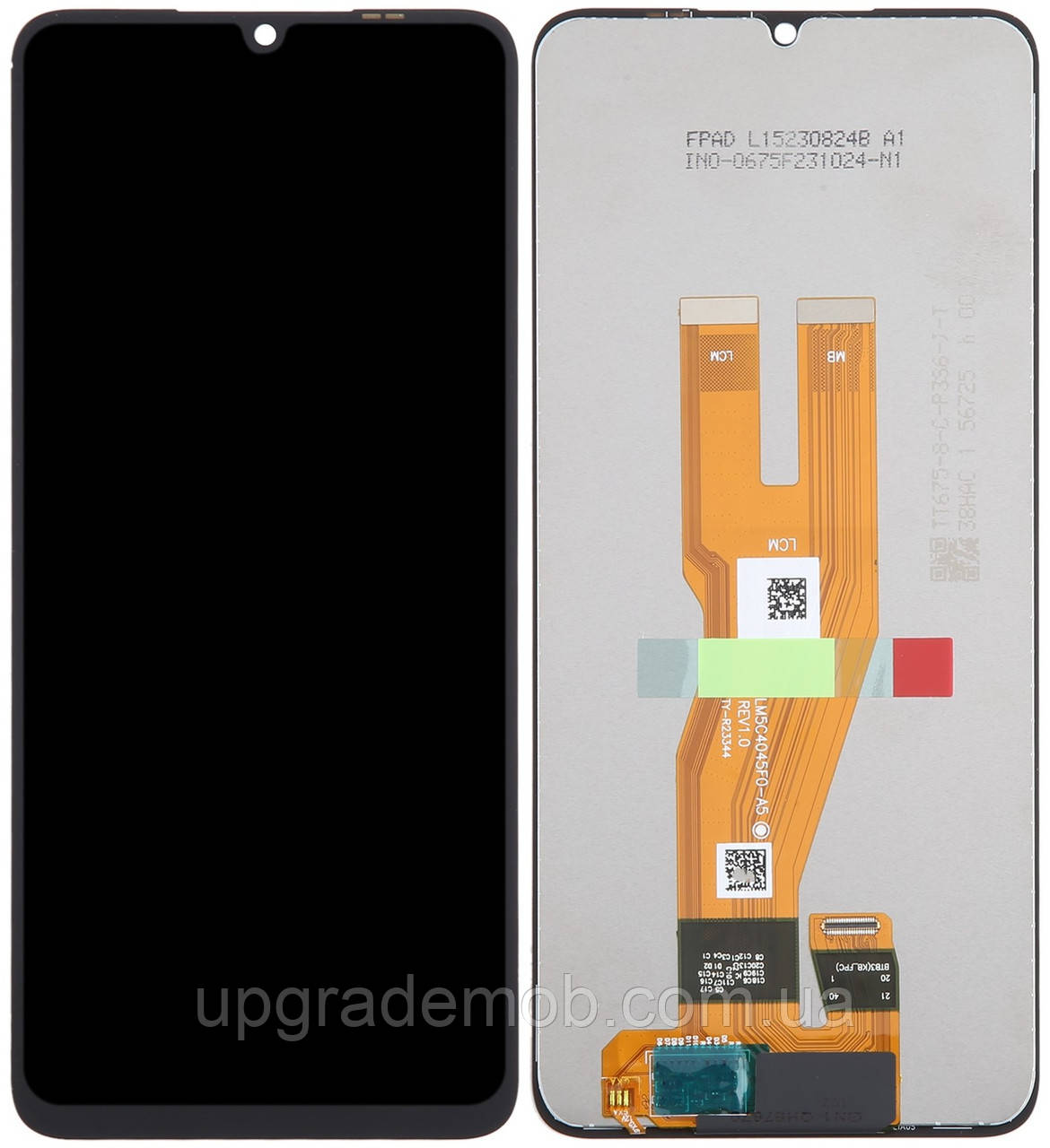Дисплей модуль тачскрин Samsung A055 Galaxy A05 чорний оригінал