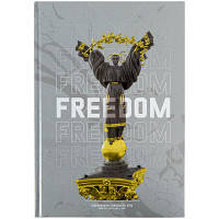 Книга записная Axent Freedom А4, 96 листов, клетка, серая (8422-550-A) ha