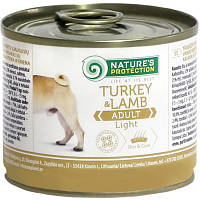 Консервы для собак Nature's Protection Adult Light Turkey&Lamb 200 г (KIK24519) ha