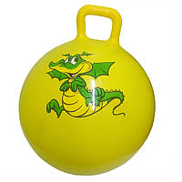 М'яч для фітнесу B5504 гирі 55 см, 450 грам (Жовтий) dl