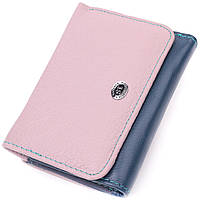 Практичний гаманець для дівчат із натуральної шкіри ST Leather 22496 Різнобарвний dl