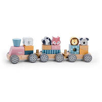Развивающая игрушка Viga Toys PolarB Поезд с животными (44015) ha