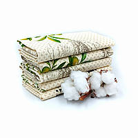 Кухонные полотенца Luxyart "Олива" размер 50*90 см рогожка 5 шт (LQ-781) dl