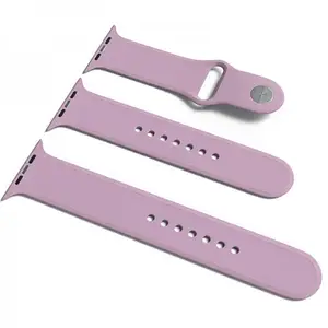 Ремінець для смарт-годинника EpiK для Apple Watch Sport Band 38/40 (S/M and M/L) 3pcs Ліловий/Lilac Pride (00