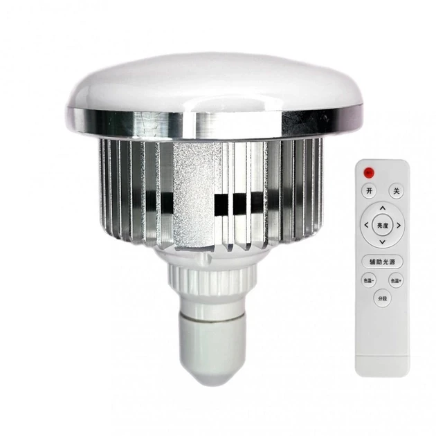 Світлодіодна LED лампа 50W E27 3000-6500 K з пультом для фото/відеозйомки
