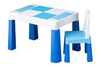 Комплект дитячий Multifun Eco 1+1 (столик і крісло) синій, MF-004-120 TEGA