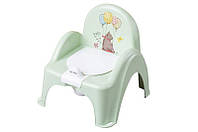Горшок-стульчик детский "Лесная сказка" (светло-зеленый) FF-007-112 TEGA