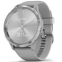 Смарт-часы Garmin vivomove 3, S/E EU, Silver, Powder Gray, Silicone (010-02239-20) ha