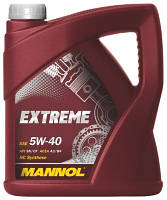 Олива моторна MANNOL Extreme синтетика 5w40 4L SN/CF ha