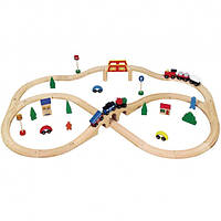Железная дорога Viga Toys 49 деталей (56304) (код 1545971)