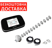 ТОП 4G интернет комплект 4g wifi роутер Novatel Wireless 7730L+  антенна MIMO стрела 20дб