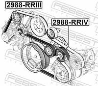 Ролик обводной комплект LAND ROVER RANGE ROVER (L322) 2002-2012 г.