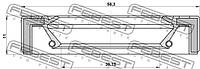 Сальник TOYOTA MARK / MAZDA MX-5 (NB) / LEXUS IS (_E1_) / LEXUS SC (_ZZ3_) 1965-2019 г.