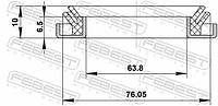 Сальник SUZUKI APV / SUZUKI LIANA / SUZUKI VERONA / SUZUKI SWIFT+ 1988-2009 г.