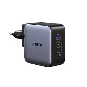 Адаптер живлення для телефона Ugreen CD296 Gray GAN 65W (UGR-90409)