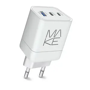 Адаптер живлення для телефона MakeFuture MCW-33PWH White 65W