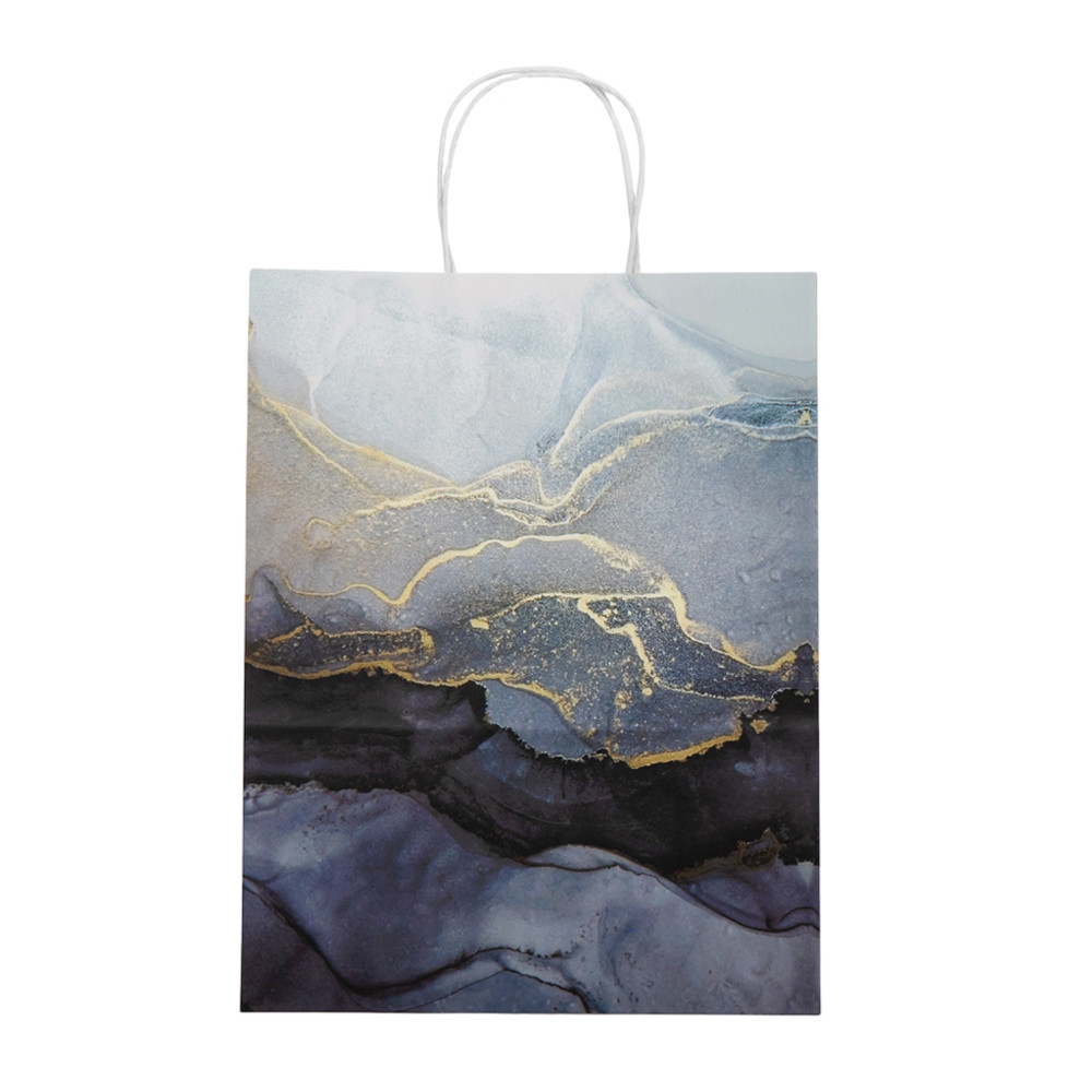 Подарунковий пакет "Золоті бризки", 18,5*25,5 см ELISEY, фото 1