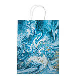 Подарунковий пакет "Золоті бризки", 18,5*25,5 см ELISEY, фото 2