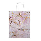 Подарунковий пакет "Золоті бризки", 18,5*25,5 см ELISEY, фото 3