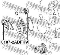 Ролик натяжителя LEXUS IS (_E2_) / TOYOTA RAV 4 (_A4_) 2003-2018 г.