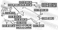 Рычаг подвески SUBARU BRZ / SUBARU LEGACY (BR) / SUBARU EXIGA (YA_) 1999-2015 г.