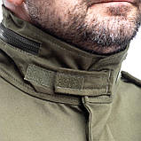Куртка тактична Brotherhood M65 хакі олива демісезонна з пропиткою, фото 4