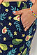 Піжама жіноча батал, колір персиково-синій, 219RM-8005 6XL, фото 5